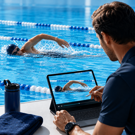 Online freestyle video analysis for swimmers with personalized stroke technique feedback and coaching
