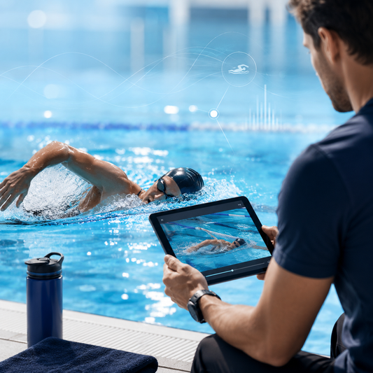 Remote swim coaching online plan for swimmers with video feedback and personalized training guidance